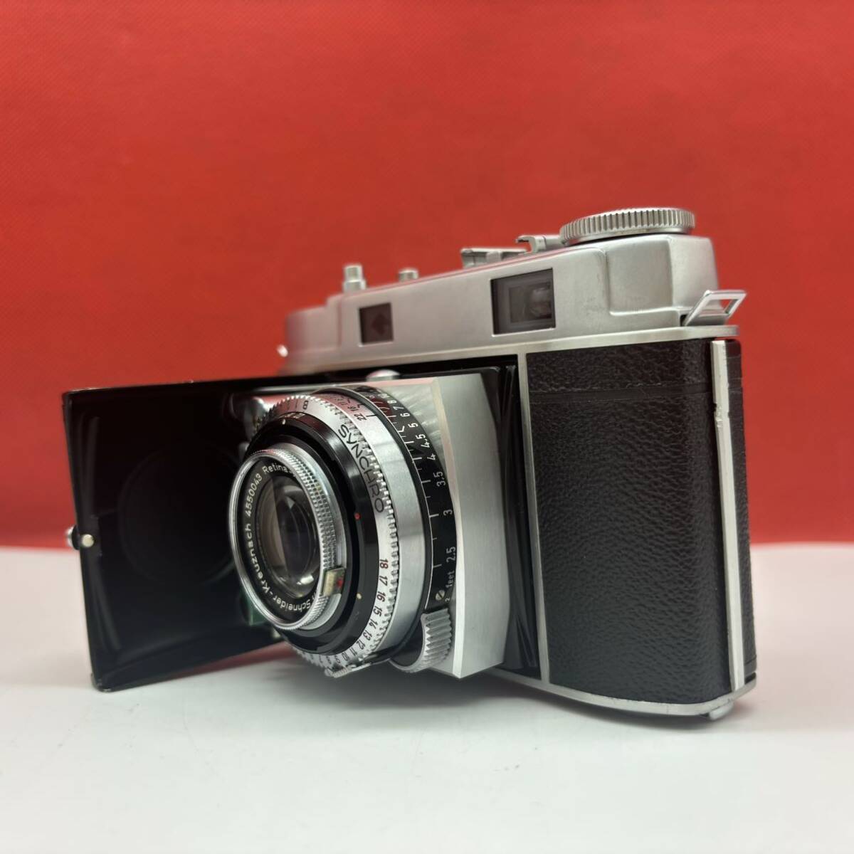 * [ dampproof box storage goods ] Kodak Retina Ⅱc Retina-Xenon C 50mm F2.8 range finder film camera rechina shutter OKko Duck 
