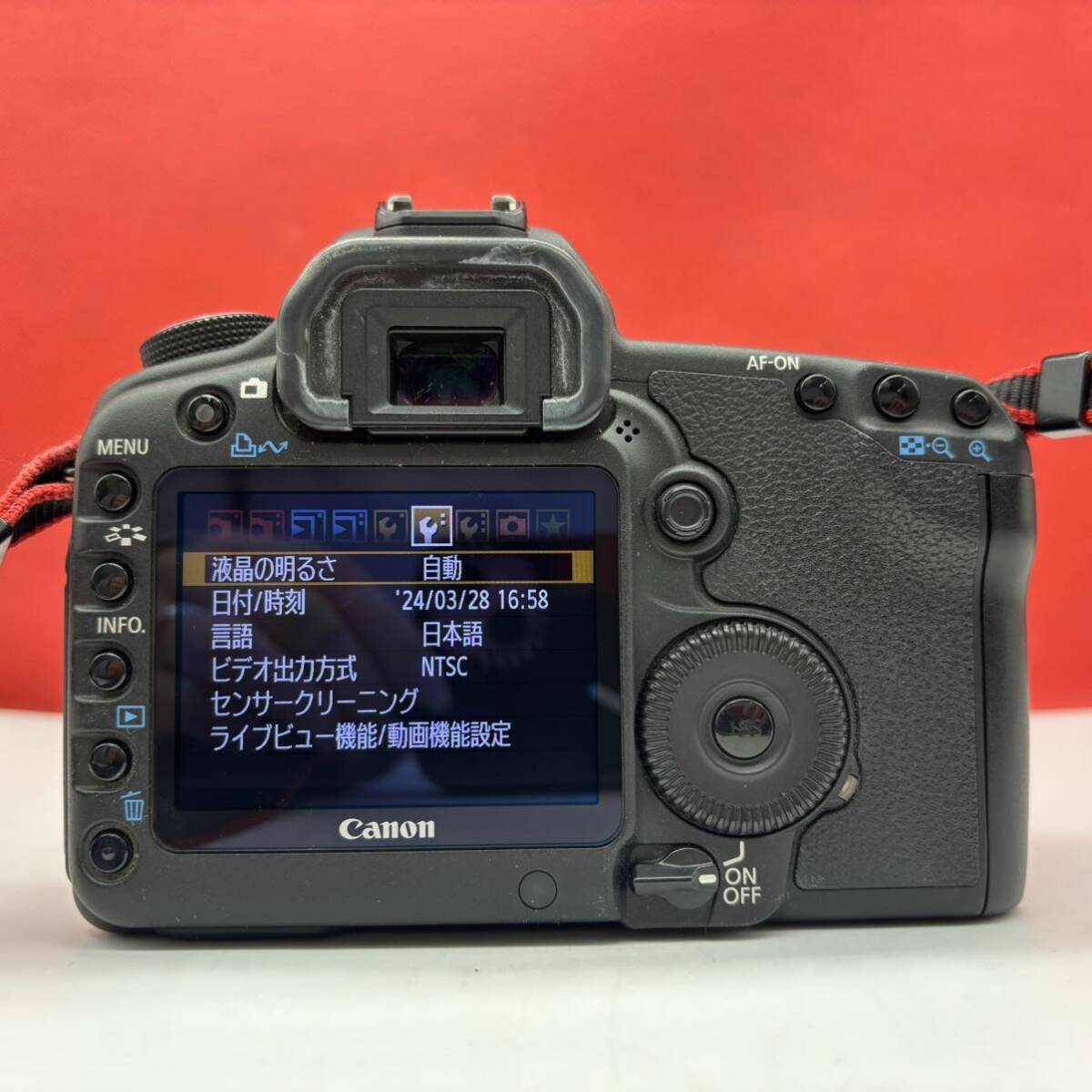 ◆ Canon EOS 5D Mark Ⅱ デジタル一眼レフカメラ ボディ EF 24-105mm F4 L IS USM レンズ シャッターOK 箱付き 動作確認済 キャノン_画像3