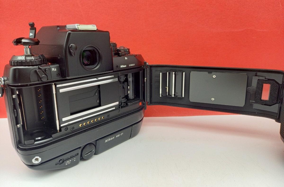 ■防湿庫保管品 Nikon F4 フィルム一眼レフカメラ ボディ AF NIKKOR 35-135/3.5-4.5 レンズ 動作確認済 シャッター、露出計OK ニコン_画像8