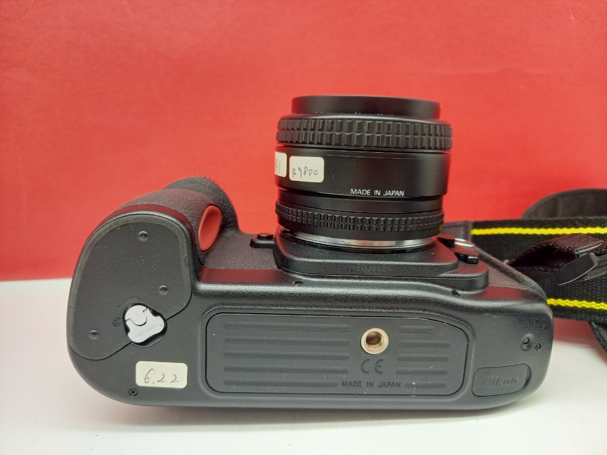 ■ Nikon F100 フィルム一眼レフカメラ ボディ AF NIKKOR 50mm F1.4D レンズ 動作確認済 シャッターOK ニコン_画像6