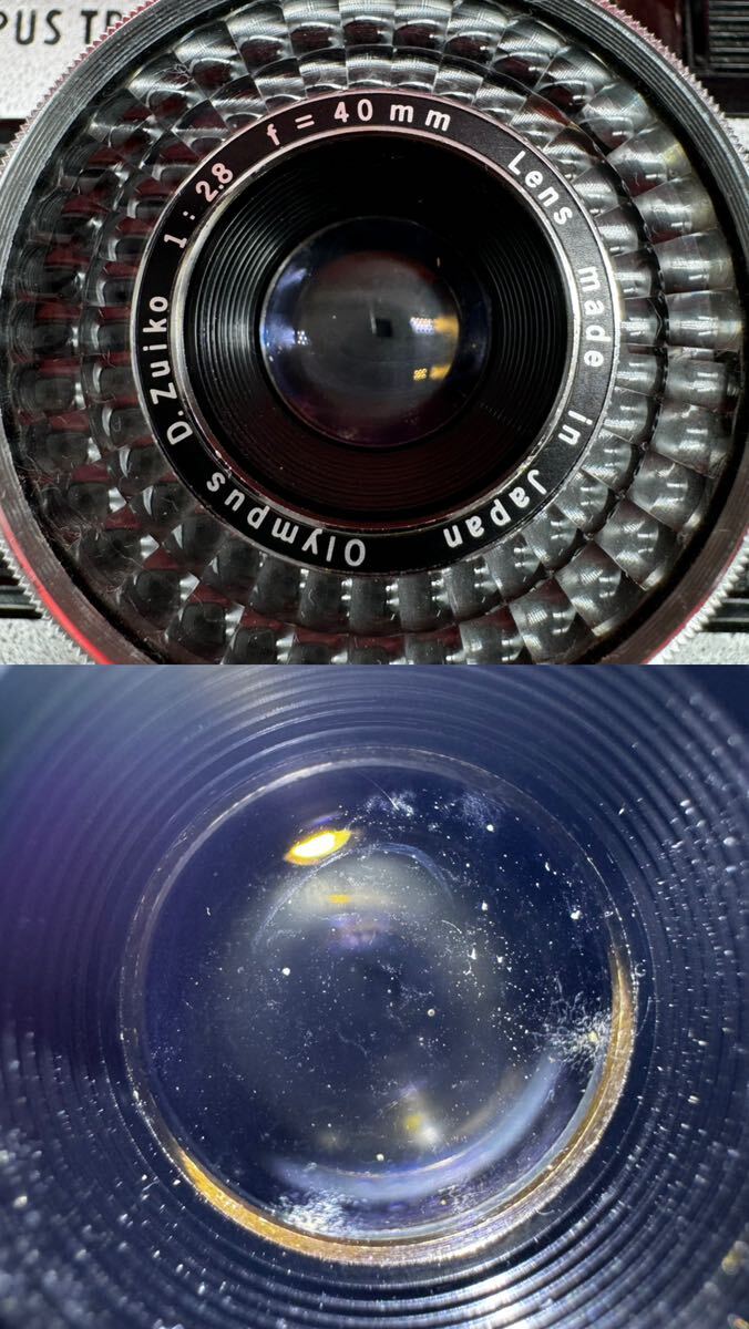 ▲ OLYMPUS TRIP 35 D.Zuiko 40mm 1:2.8 レジファインダー フィルムカメラ 動作確認済 シャッターOK オリンパス_画像9