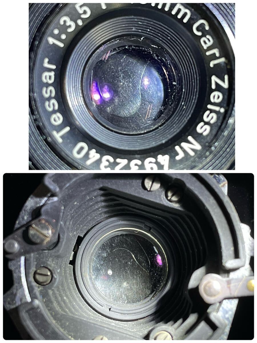 □ Rollei 35 コンパクトカメラ フィルムカメラ Tessar F3.5 40mm シャッター、露出計OK 動作確認済 ローライの画像9