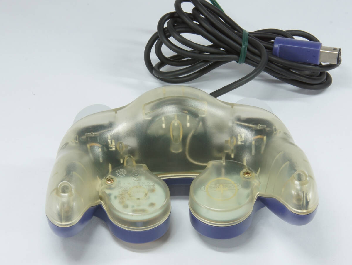 08-11(中古)NINTENDO GAMECUBE ゲームキューブ　純正コントローラー　ブルー