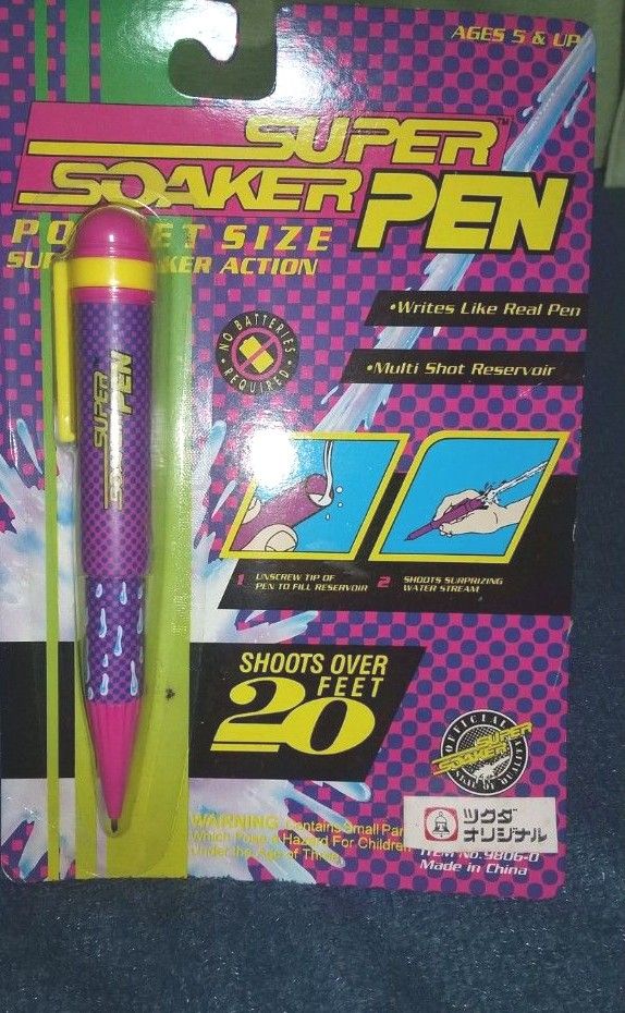 いたずらグッズ　水鉄砲ペン　super soaker pen　ツクダオリジナル　未開封