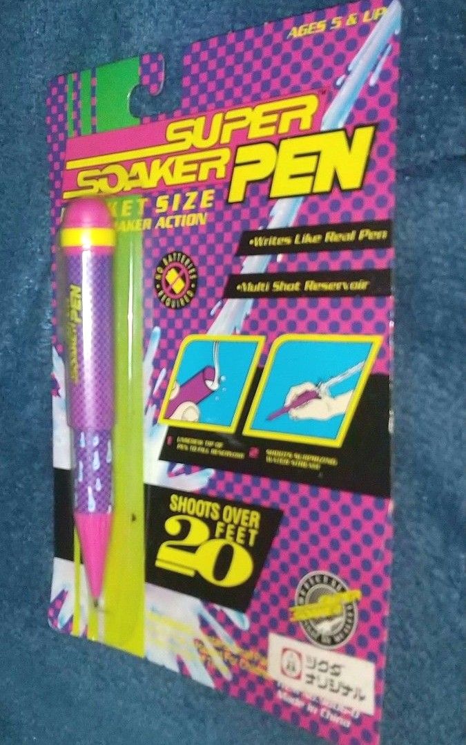 いたずらグッズ　水鉄砲ペン　super soaker pen　ツクダオリジナル　未開封