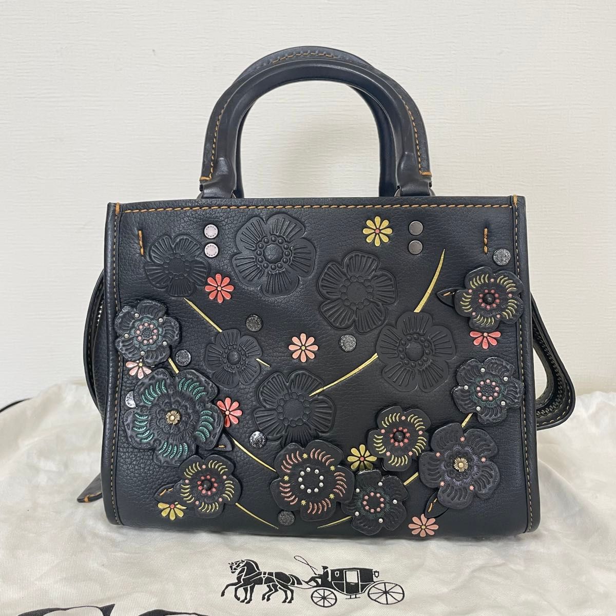 COACH コーチ ローグ 25 ティーローズ ハンドバッグ ショルダー COACH コーチ ローグ 25 ティーローズ ハンドバッグ ショルダー
