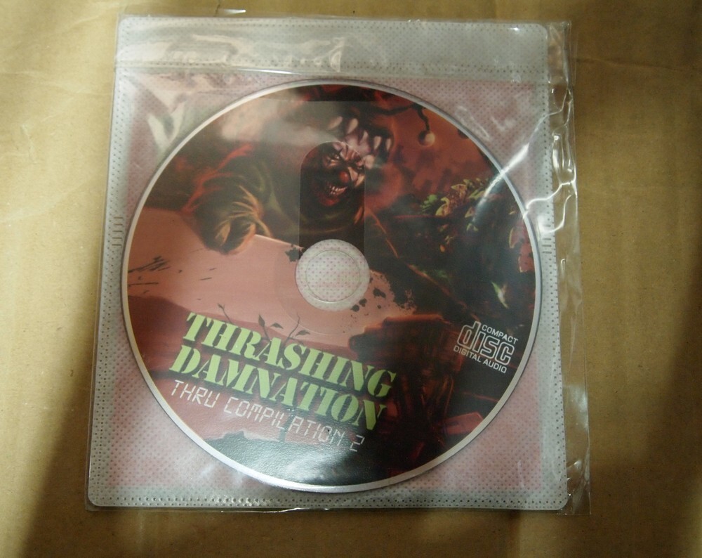 Thrashing Damnation Thru Compilation 2　スラッシュメタル　デスメタル　Driller　The No-Mads　Komutator　Rusted Brain　R.O.D. _画像2