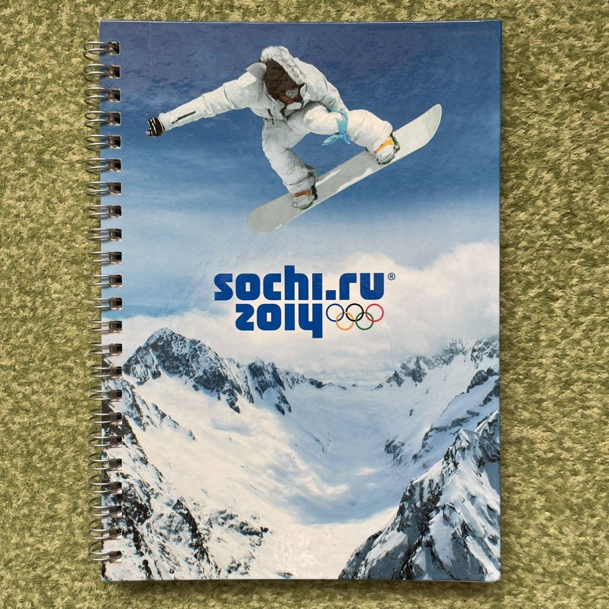 2014年 ソチオリンピック リングノート sochi.ru ソチ五輪_画像1