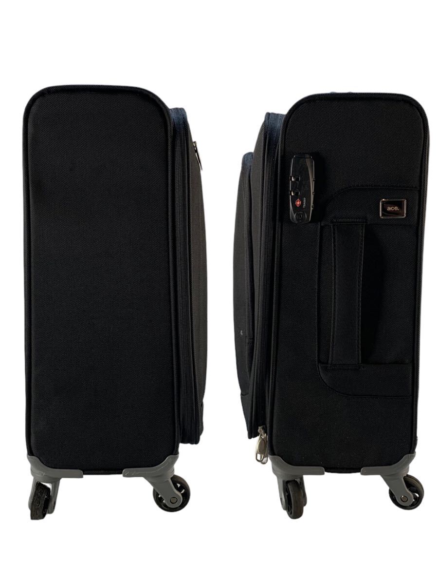 *ace. lock paint SS Ace Carry case suitcase 31L machine inside bringing in size black 2.3 kilo 4 wheel key less secondhand goods control J717