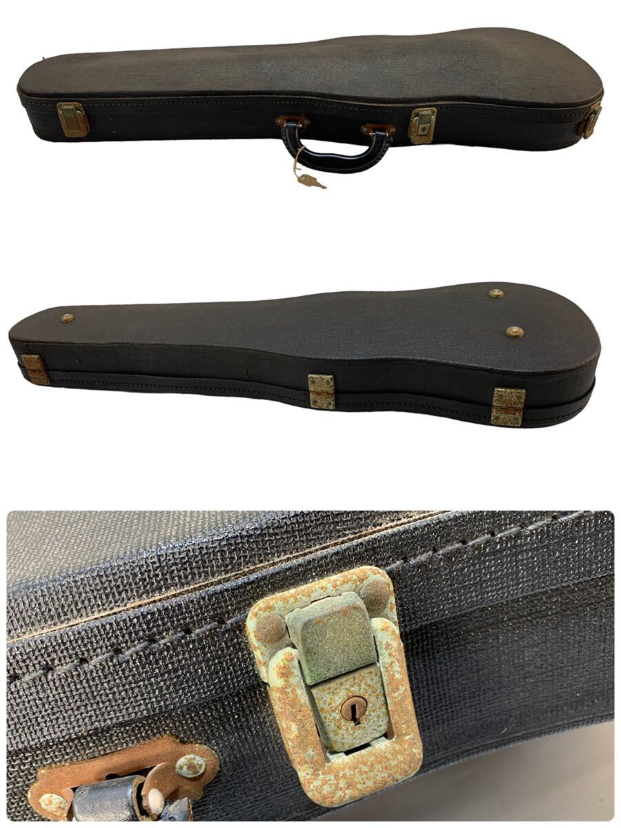 ★古物 Antonius Stradivarius アントニオ ストラディバリ バイオリン ドイツ製 ハードケース 鍵付き TAKABE 弦楽器 中古品 管理J810の画像9