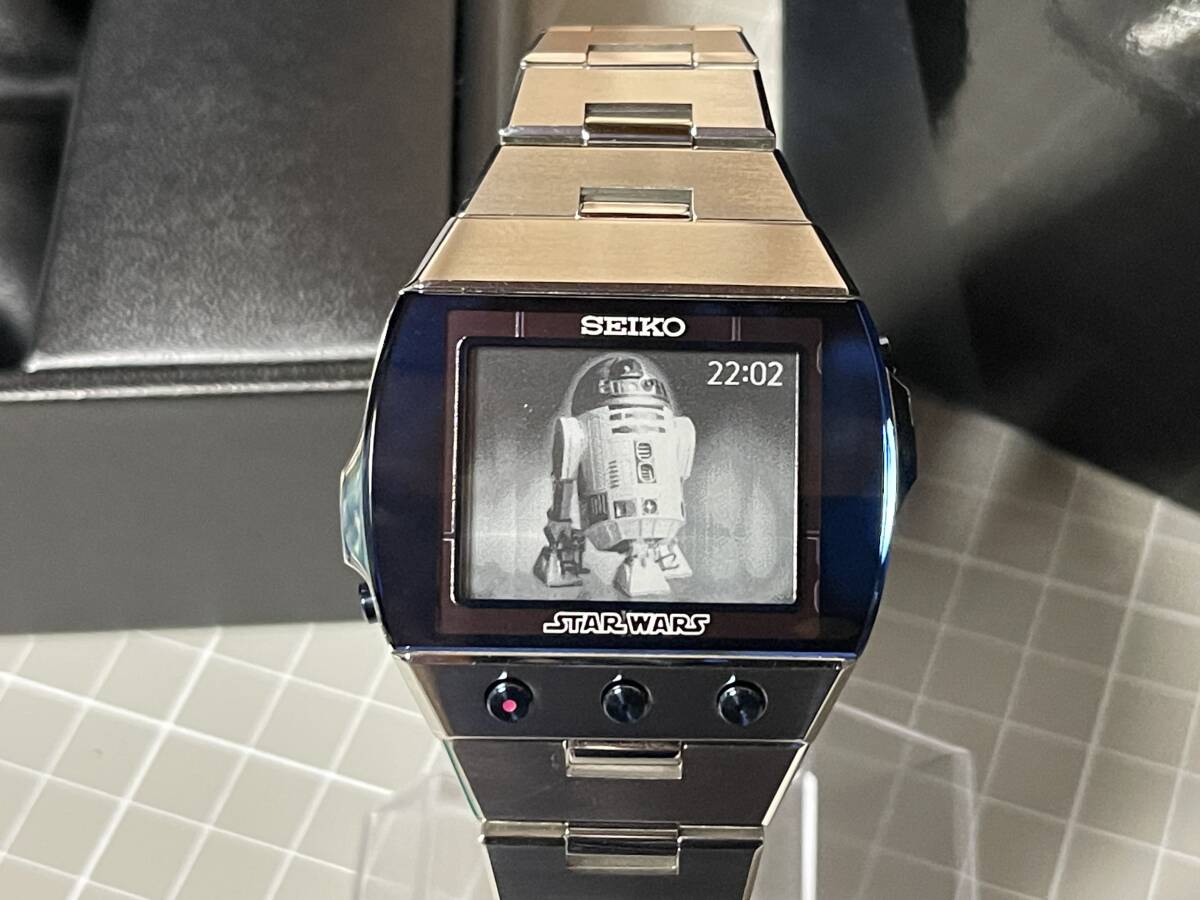 最終価格　ほぼ未使用　極美品　保証付 セイコー SEIKO ブライツ スターウォーズコラボ R2-D2 アクティブマトリクス　SDGA005　S770-0AB0_画像1