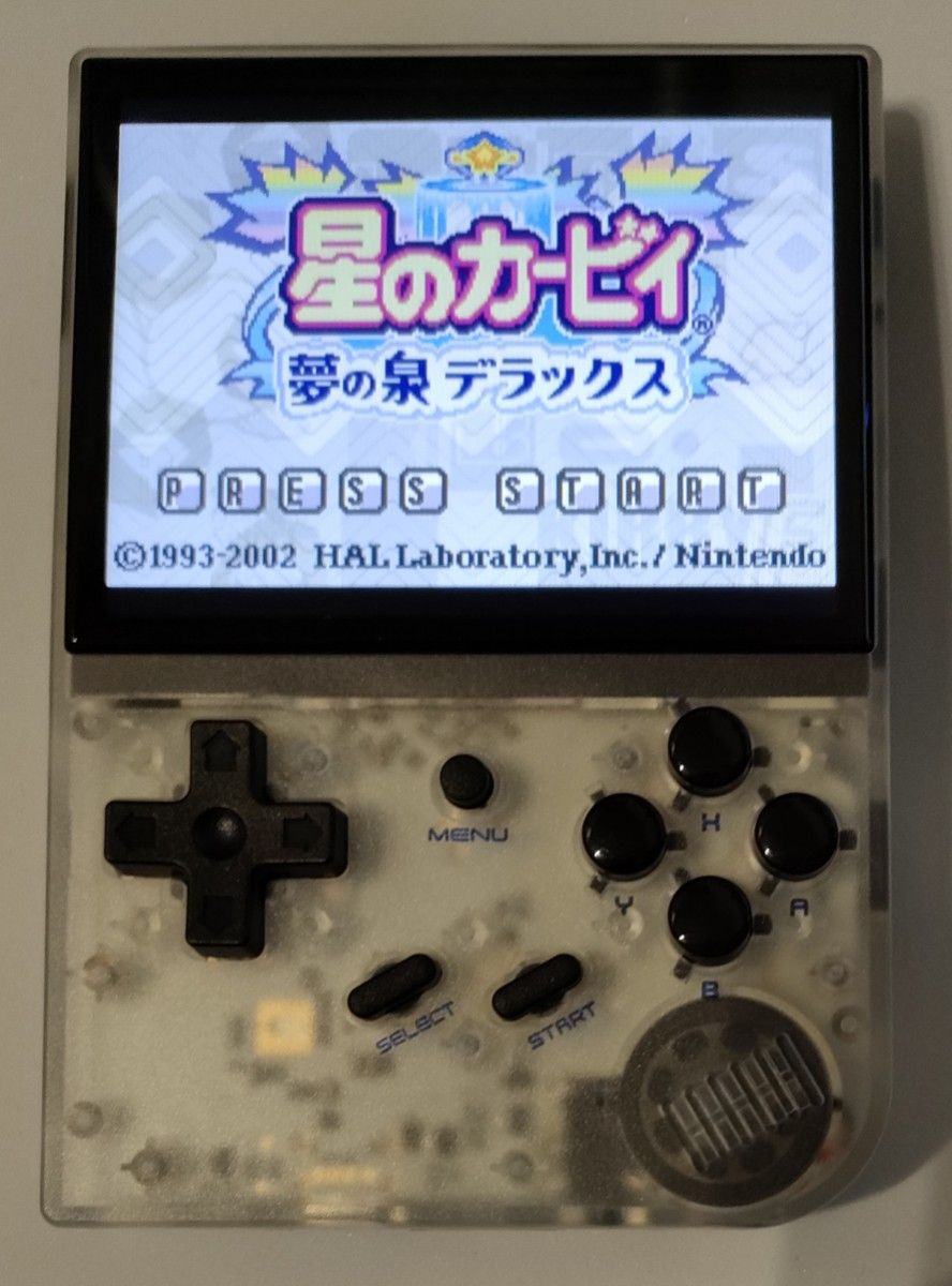 ◆◆◇◇ほぼ新品!!動作確認済!!レトロゲーム機 ANBERNIC RG35XXクリア 箱・説明書等 付属品全有り◇◇◆◆