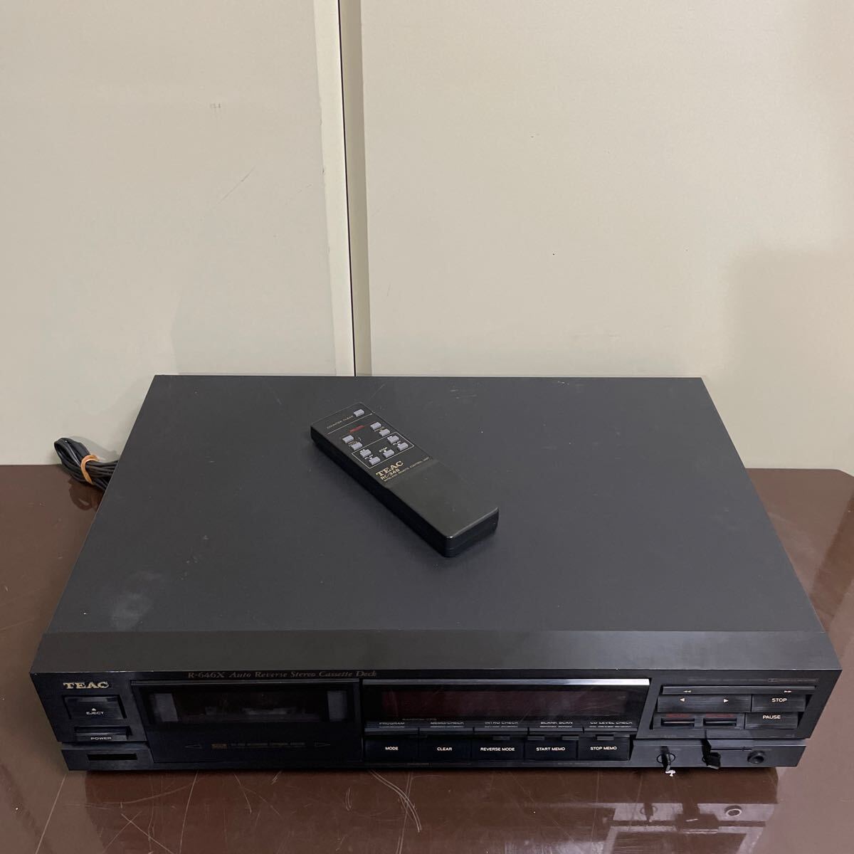 TEAC ティアック オートリバースカセットデッキ R-646X リモコン TEAC ティアック オートリバースカセットデッキ R-646X リモコン