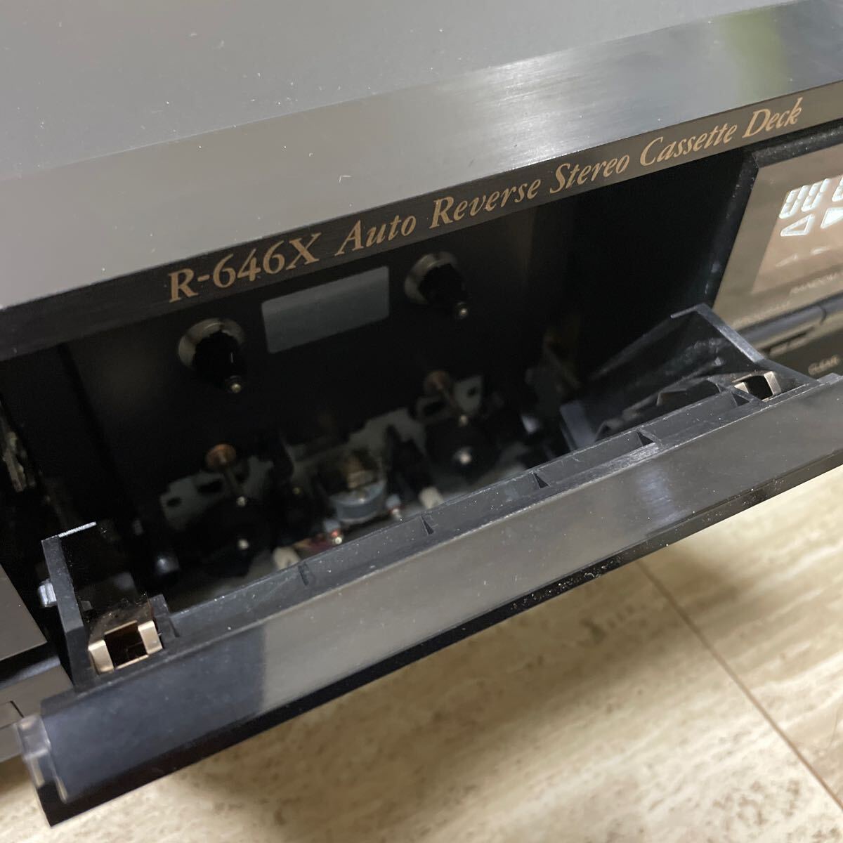 TEAC ティアック オートリバースカセットデッキ R-646X リモコン付き_画像9