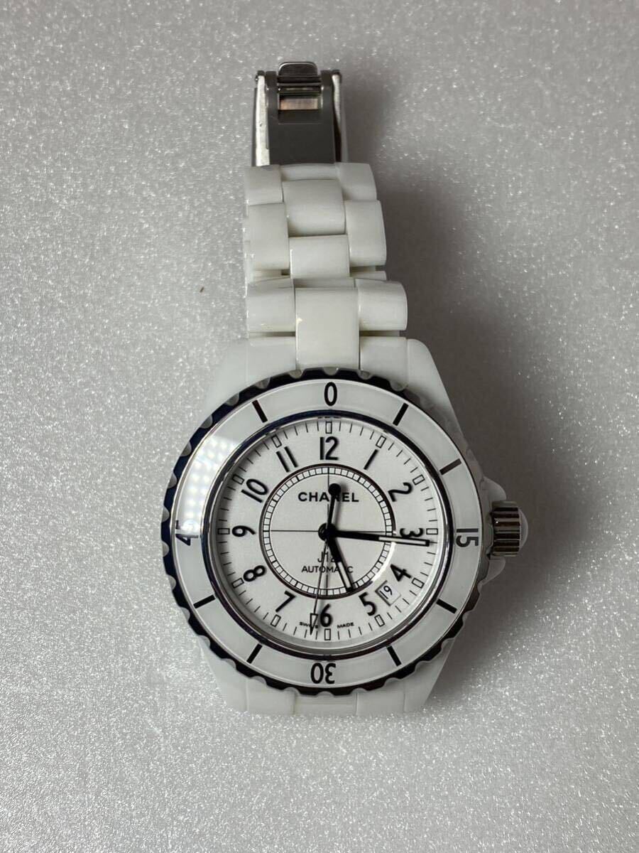 CHANEL(シャネル) 腕時計 J12 ホワイトセラミック/38mm/白 本物_画像7