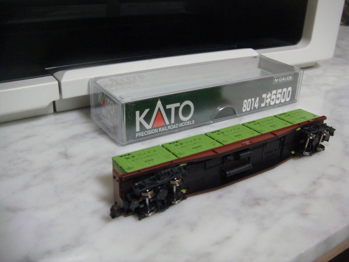 KATO　８０１４　コキ５５００　黒染め車輪_画像3