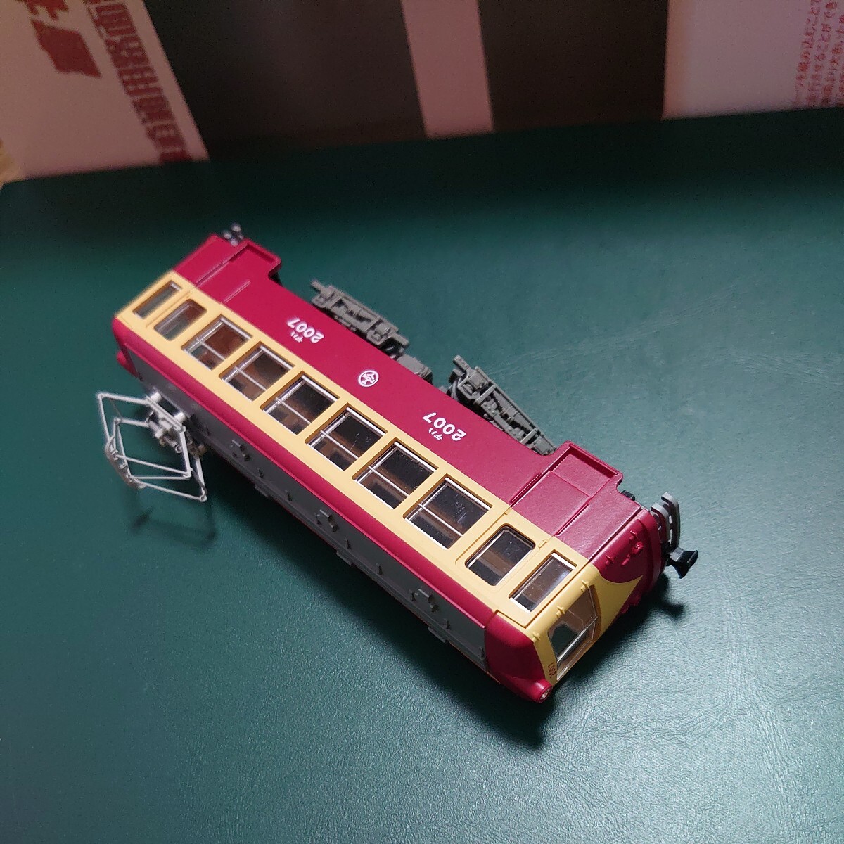 富井電鉄 猫屋線直通用路面電車 デハ2007 単品 鉄道コレクション 鉄コレ 鉄道模型 ナローゲージ スケール1/80 トミーテック_画像7