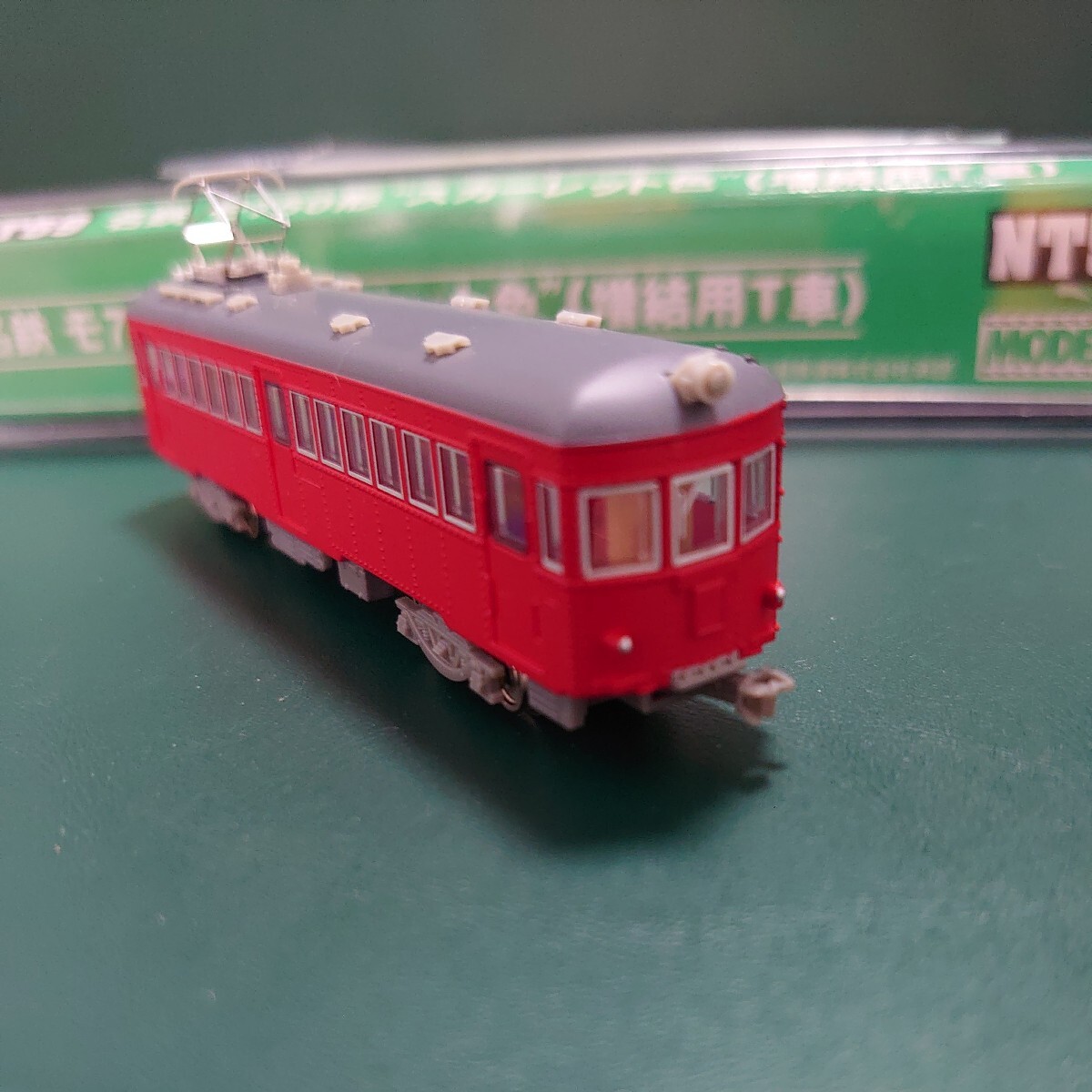 モデモ 名鉄 モ750 スカーレット色 T車 品番 NT59 鉄道模型 Nゲージの画像3