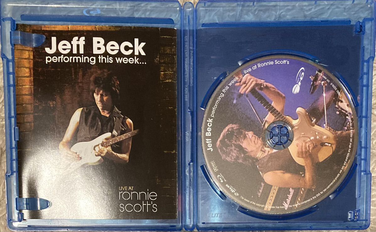 Performing This Week... Live At Ronnie Scott's Jeff Beck ジェフ・ベック Blu-ray 輸入版 リージョンフリーの画像3