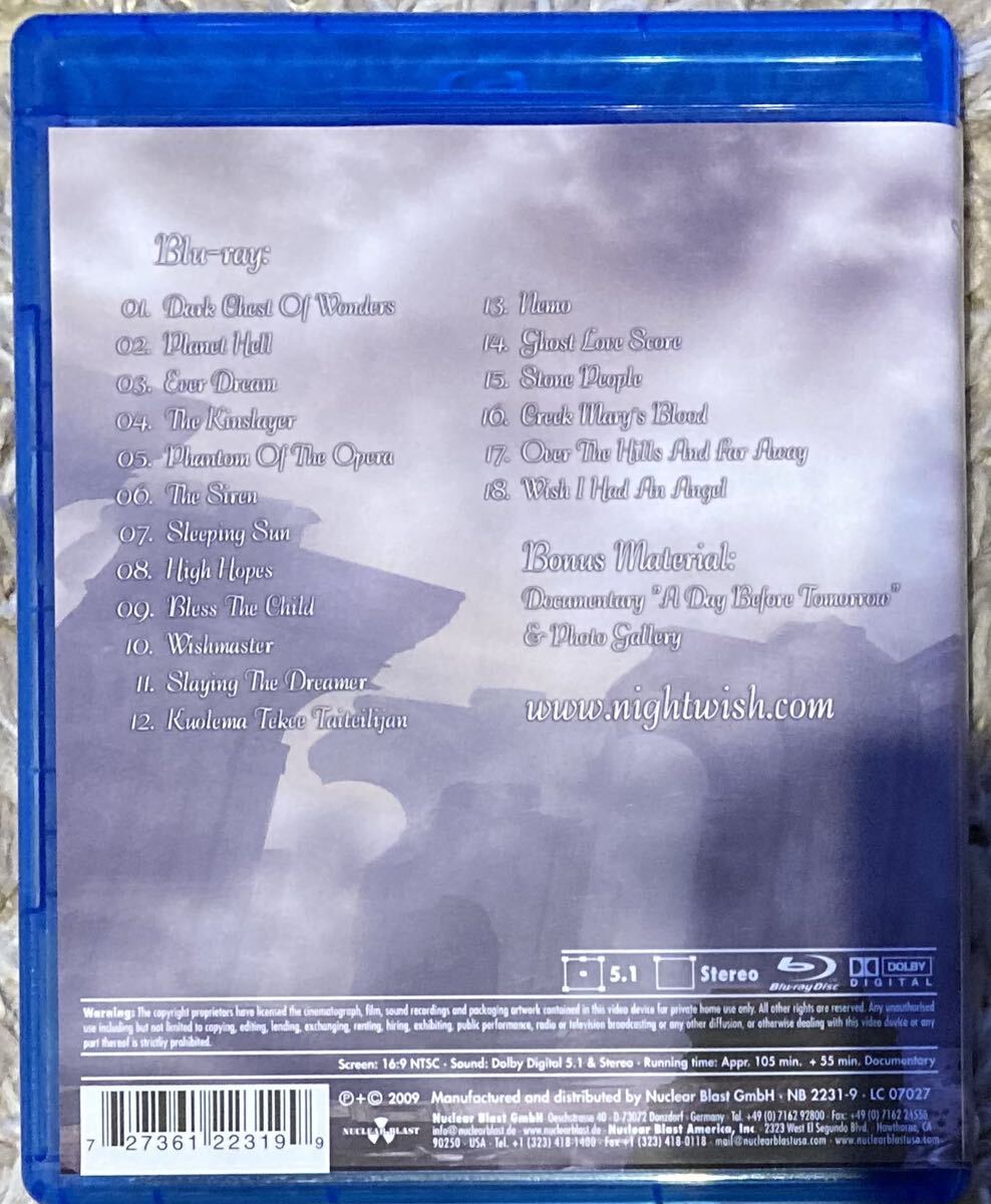 End Of An Era Nightwish Blu-ray ナイトウィッシュ輸入版 リージョンフリーの画像2