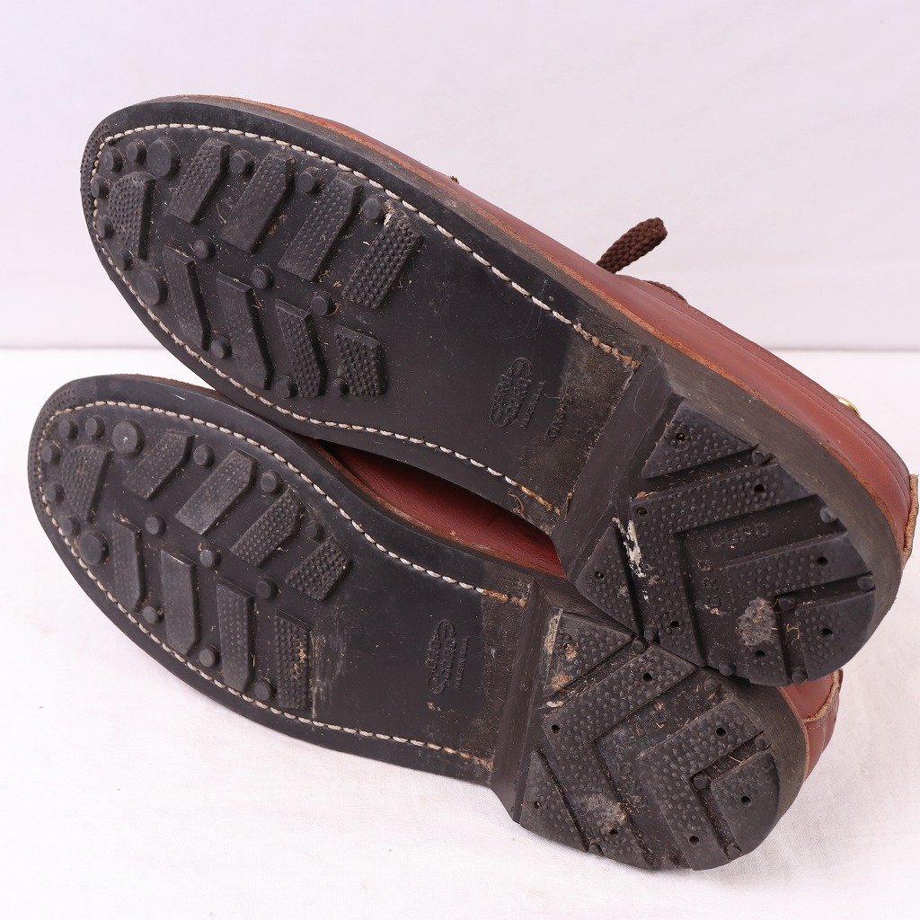 ラッセルモカシン 8 C / 26.0cm 位 W.C.Russell Moccasin USA製 デッキシューズ メンズ 中古 古着 ds4298_画像5