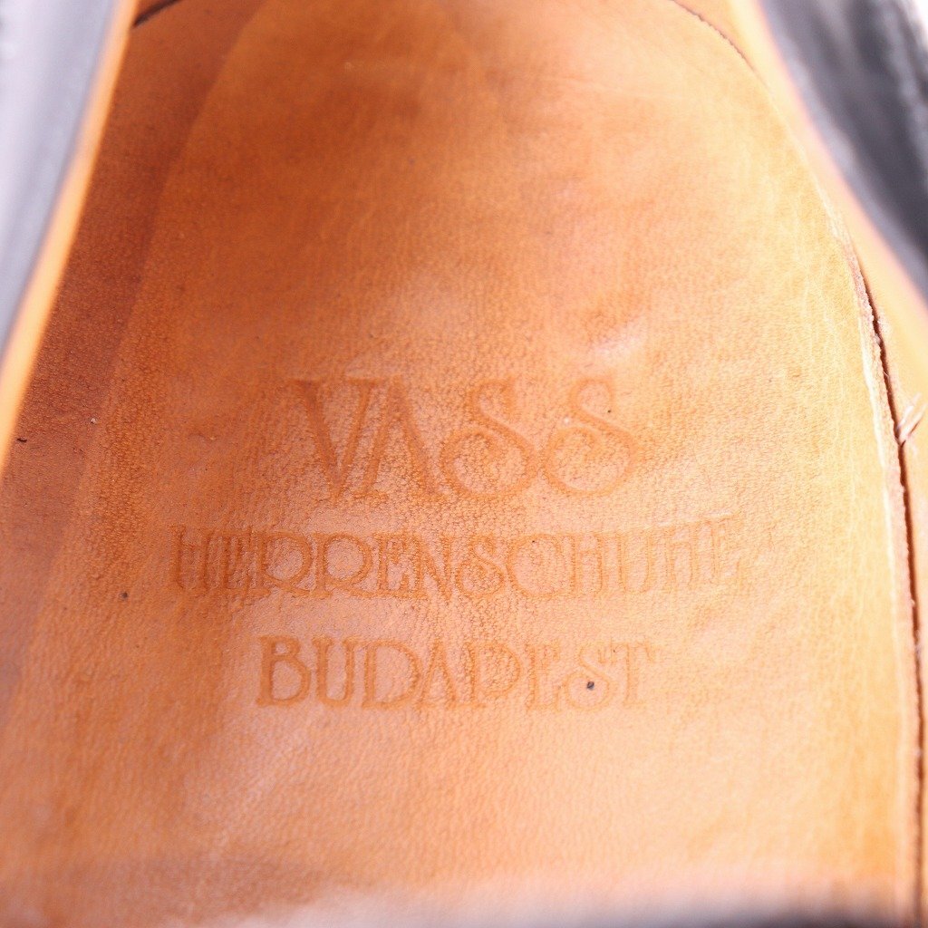 Vass Shoes 41 /26.0cm-26.5cm 位 /ブダペスト製 ///Heinrich Dinkelacker ハインリッヒ ディンケラッカー 中古 ds4306の画像9