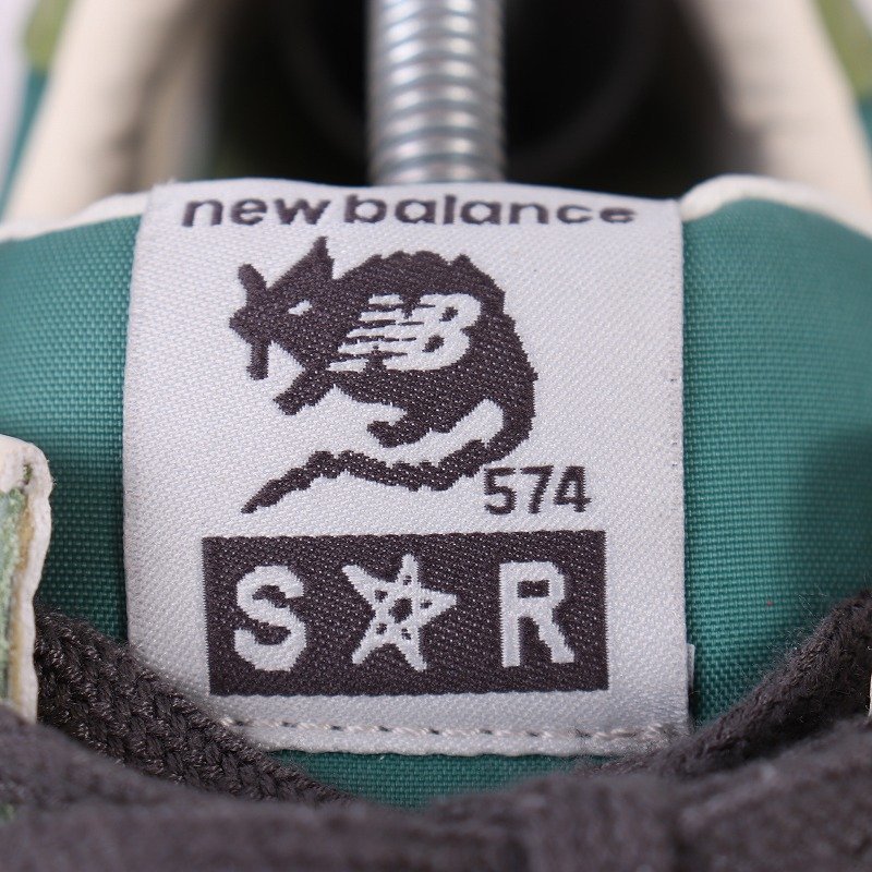 574 ニューバランス 28.0cm/new balance ストレイラッツ ML574RAU モスグリーン 緑 紫 中古 古着 スニーカー メンズ yy8918_画像7