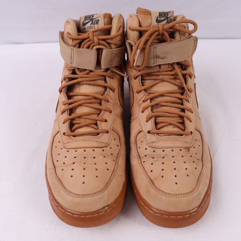 AIR FORCE 1 HIGH '07 LV8 WB 28.0cm/NIKE エア フォース1 ハイ 07 LV8 WB ナイキ 古着 中古 フラックス キャメル メンズ スニーカーxx8089_画像3