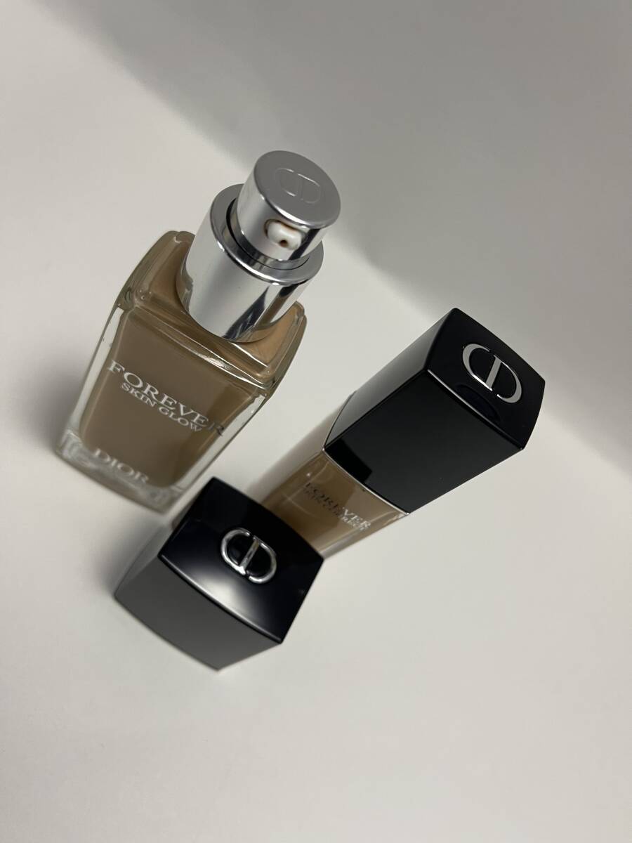 DIOR ディオール 2点 ディオールスキン フォーエヴァー フルイド グロウ スキンコレクト コンシーラー 3N 使用僅か 美品 送込 おまけ付_画像3