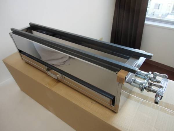 新品即決 特価 焼き鳥器 GB-LL 焼き鳥機 2本パイプ式(TG-260) 600×150都市ガス専用 新品未使用 焼き鳥コンロ 焼き鳥グリラー 日本製