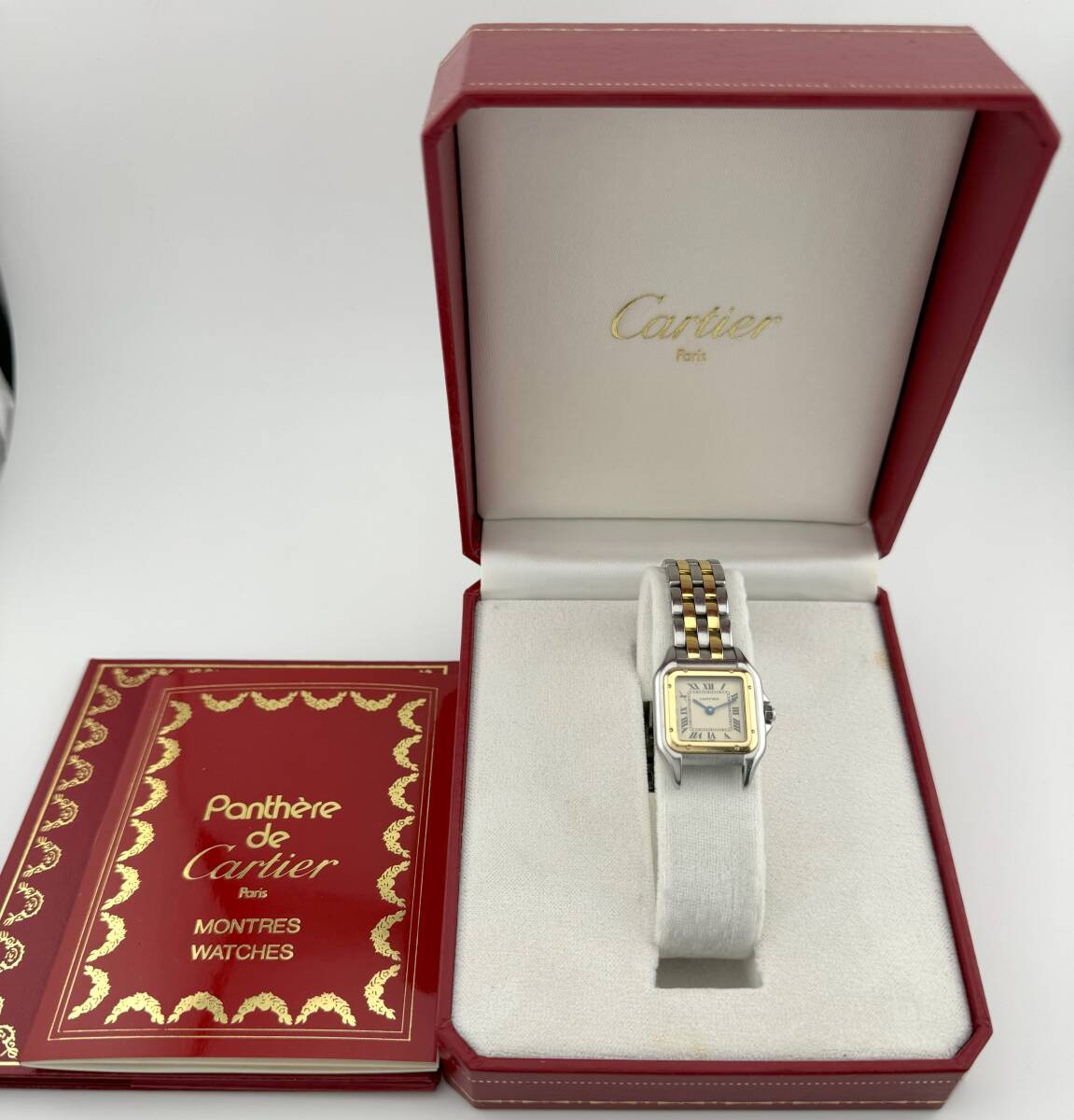  【カルティエ　1円～】　◎CARTIER◎　W25029B6　パンテール　腕時計　クォーツ　稼働　レディース　B76L20C_画像6