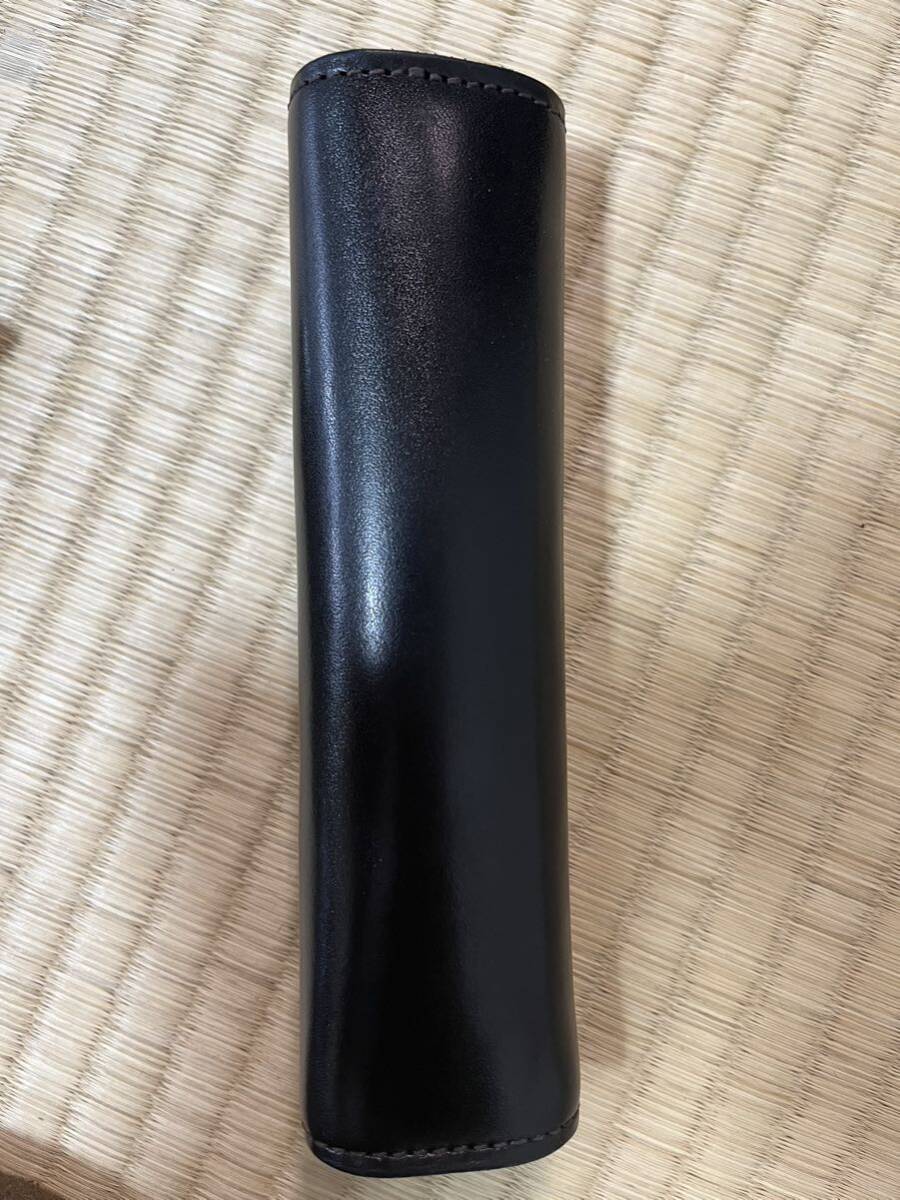 [ WILDSWANS CYLINDER-S черный седло тянуть выше ] wild Swanz цилиндр пенал чёрный натуральная кожа телячья кожа кожа замша сделано в Японии 