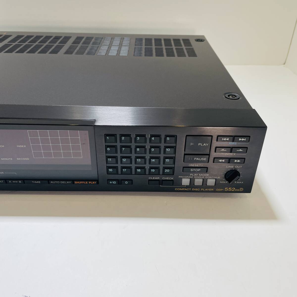 【中古・整備済・極美品】SONY CDP-552ESD CDプレイヤー CDデッキ メンテナンス済 完動品 美品 ソニー_画像3