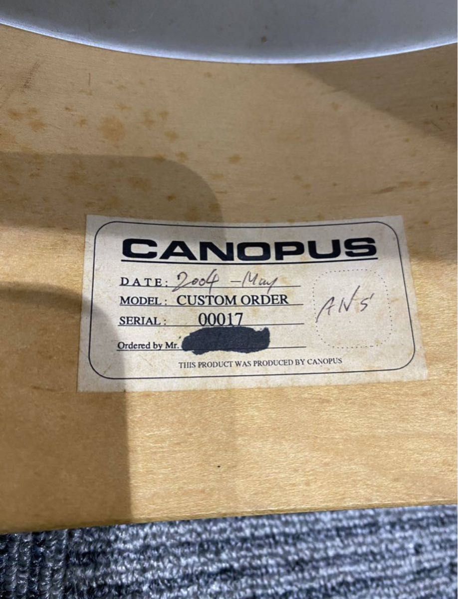 CANOPUS カノウプス　メロディックタム　12×4