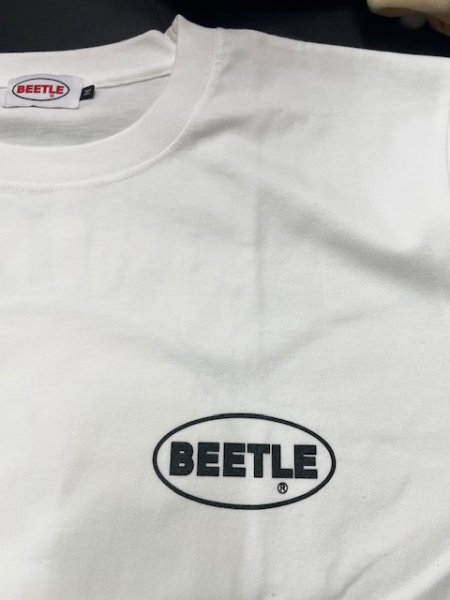 【OCEAN BEETLE】オーシャンビートル BEETLE Pretty dog Short-sleeve shirt [dog-tee] 半袖Tシャツ ホワイト WHITE-L Sacred Steelコラボの画像7