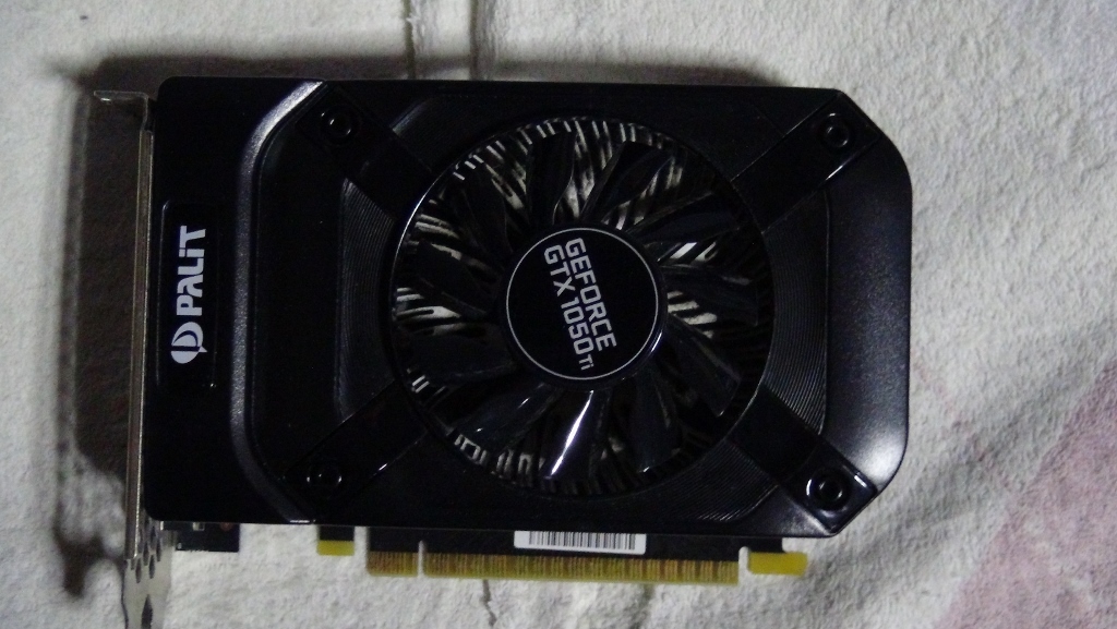 PALIT GEFORCE GTX1050Ti STORMX 4GB補助電源不要の画像1