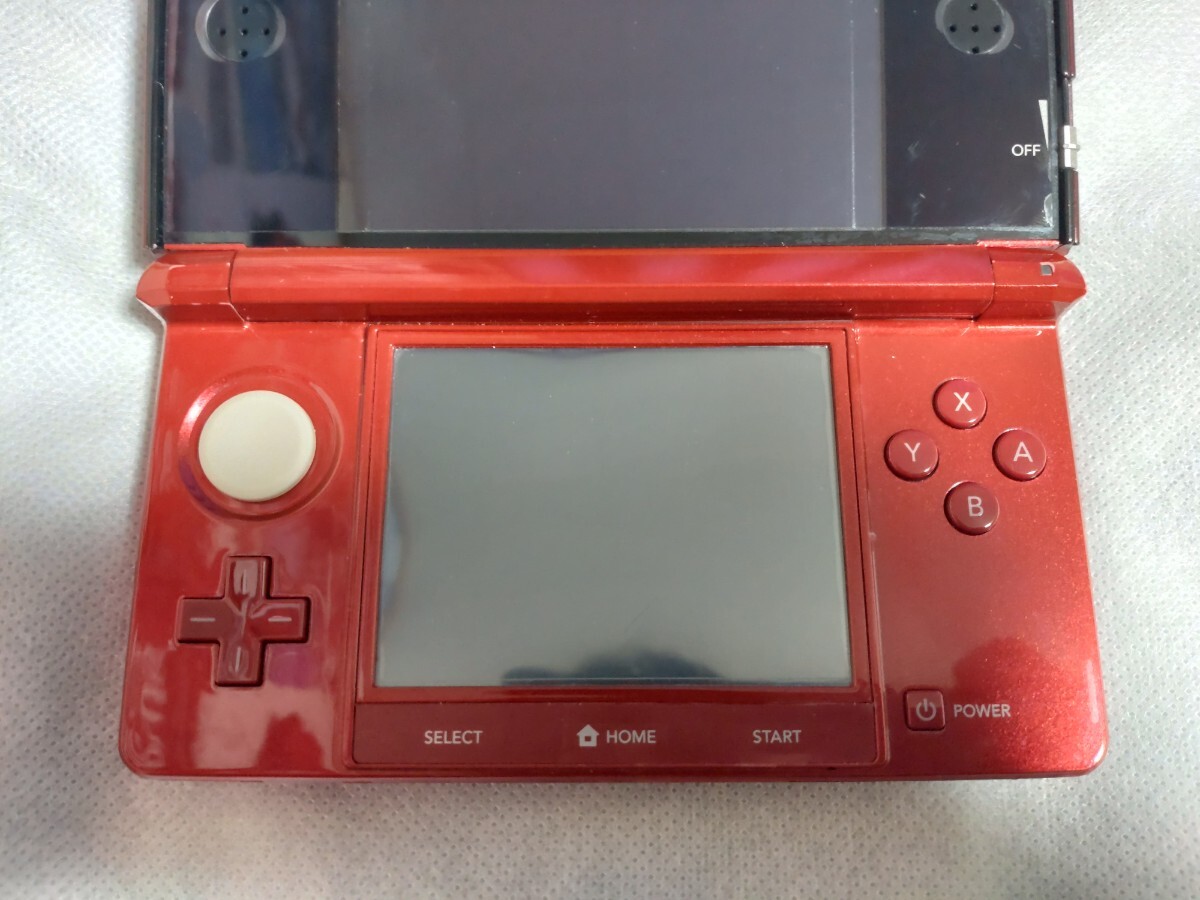 ニンテンドー3DS フレアレッド　ジャンク 初期化済 ゲーム機 3DS 任天堂_画像6
