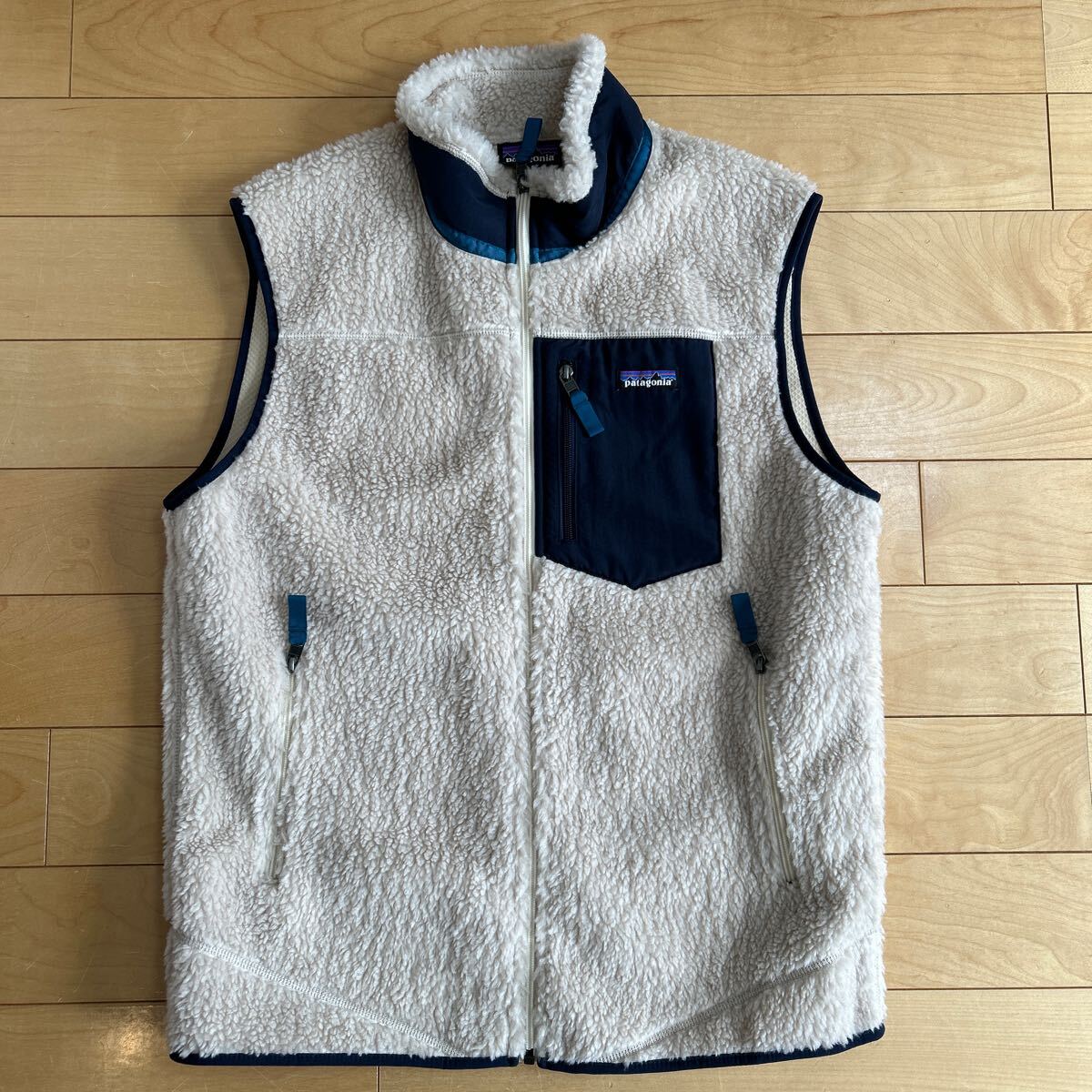 PATAGONIA CLASSIC RETRO X VEST パタゴニア クラシック レトロX フリース ベスト ナチュラル L