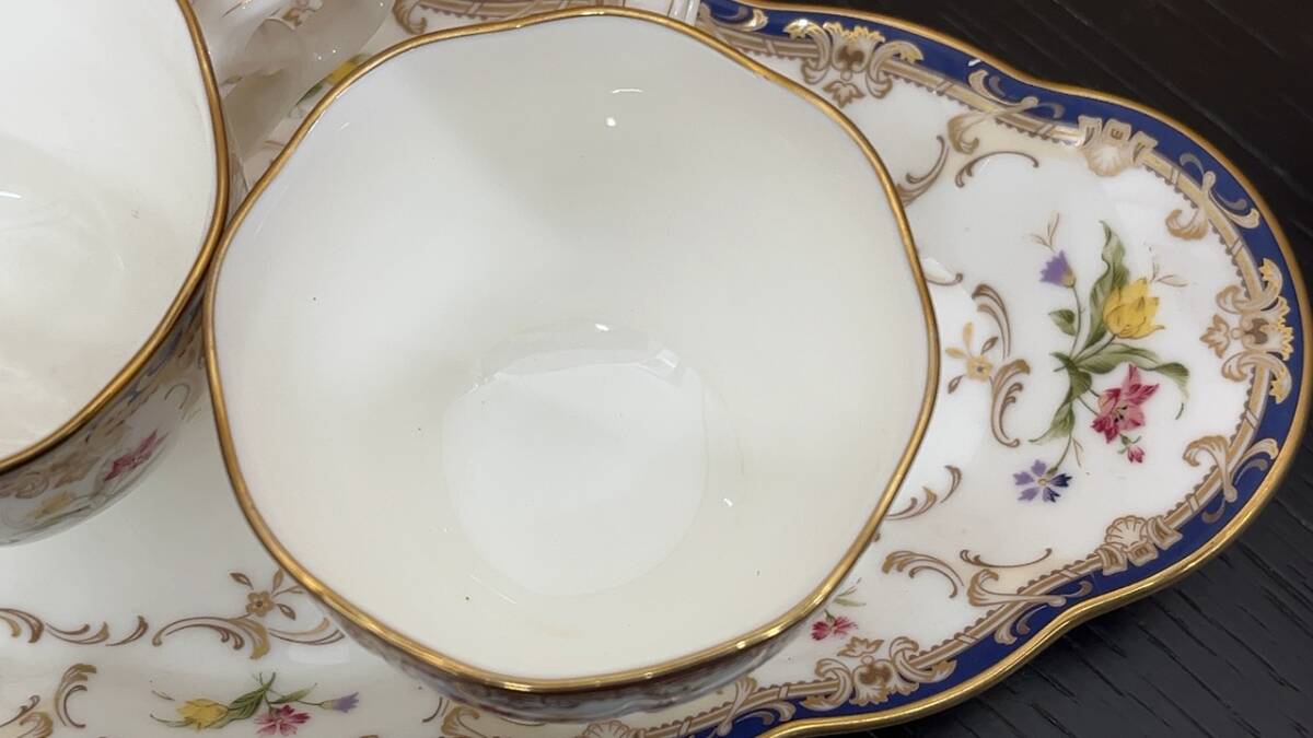 5896 ノリタケ Noritake 食器　おまとめ出品 シュガーポット ミニカップ プレート等 4462 フラワー 中古_画像6