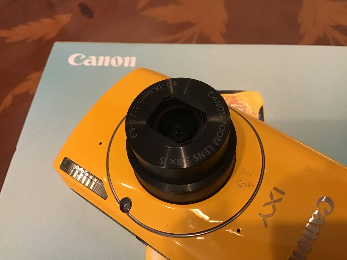 キャノン Canon IXY 30S 黄色　イエロー　本体は日本製_画像8