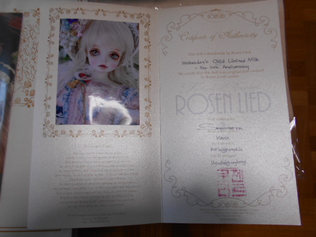 Yahoo!オークション - ROSEN LIED Wednesday's Child Limited Yahoo!オークション - ROSEN LIED Wednesday's Child Limited