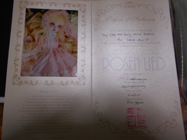 ROSEN LIED Holiday's Child The:one MoMo for Dollism Plus 10 ROSEN LIED Holiday's Child The:one MoMo for Dollism Plus 10
