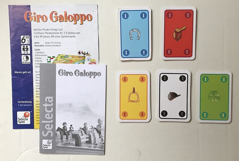 レース ギャロッポ Giro Galoppo Selecta Spiel レースギャロッポ 競馬 ギャロップ ボードゲーム カードゲーム_画像5