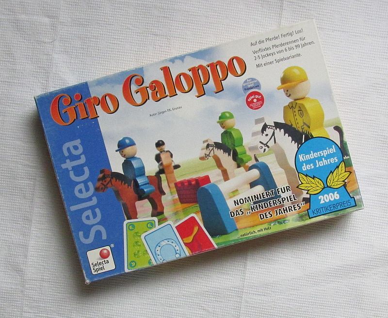 レース ギャロッポ Giro Galoppo Selecta Spiel レースギャロッポ 競馬 ギャロップ ボードゲーム カードゲーム_画像1