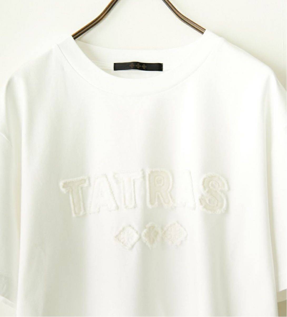 TATRAS 2024春夏モデル 新品未開封ヴィンテージ風Tシャツ ホワイトの画像4