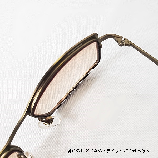 眼鏡 UVカット メタル素材 サングラス レディース メンズ Used 紫外線カット眼鏡 送料無料 コンパクト UVケア眼鏡_画像9