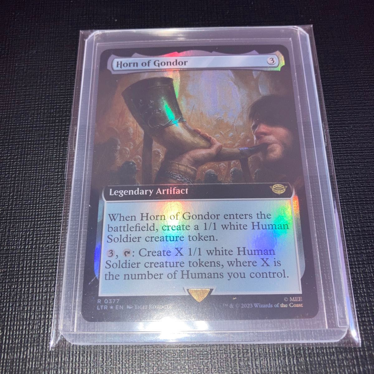 【希少】美品　指輪物語 MTG 英語 Foil 拡張　0377