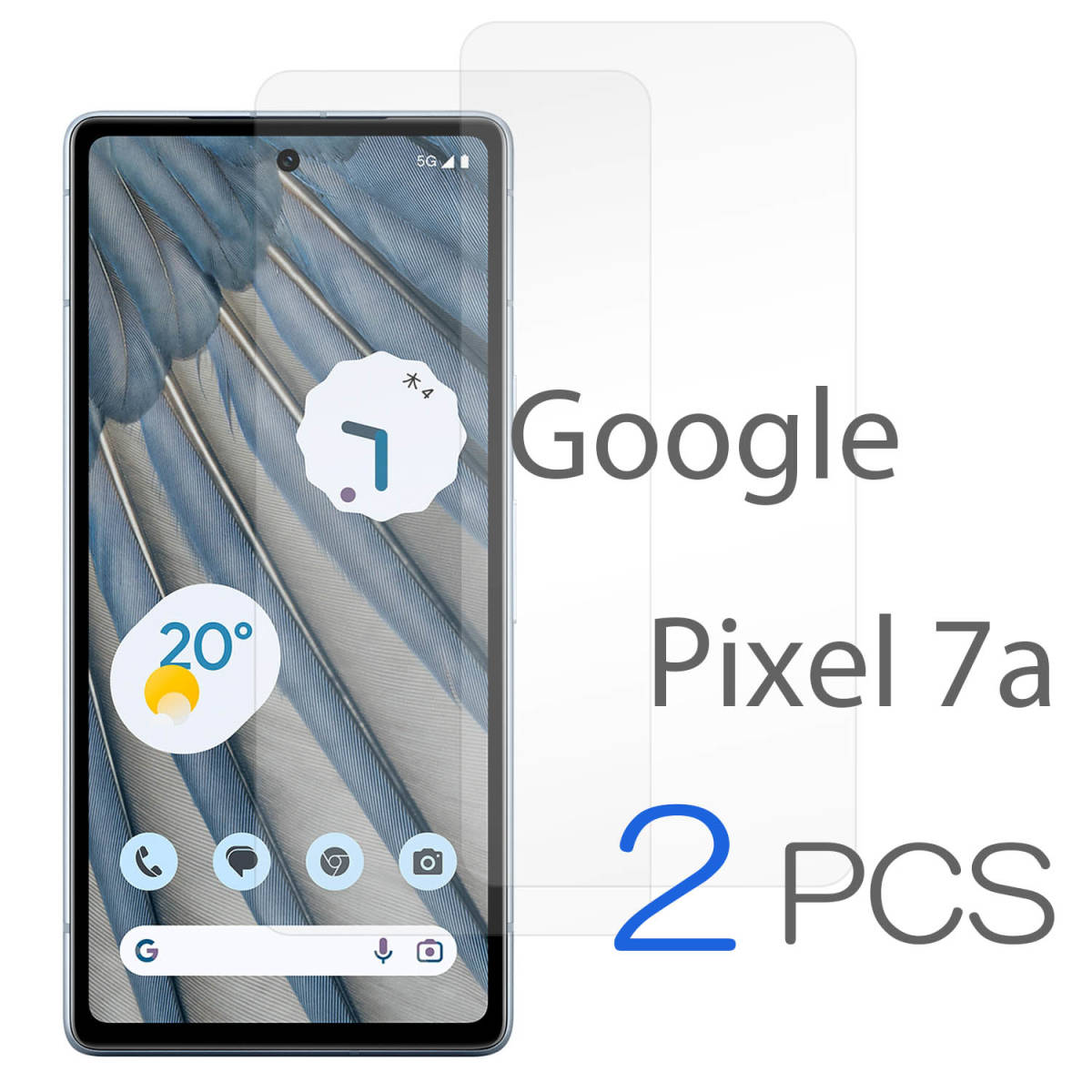 Google Pixel7a フィルム 2枚セット Pixel 7a 保護フィルム ピクセル7a 強化ガラス ガラスフィルム 耐衝撃 透明フィルム 高硬度 送料無料の画像1
