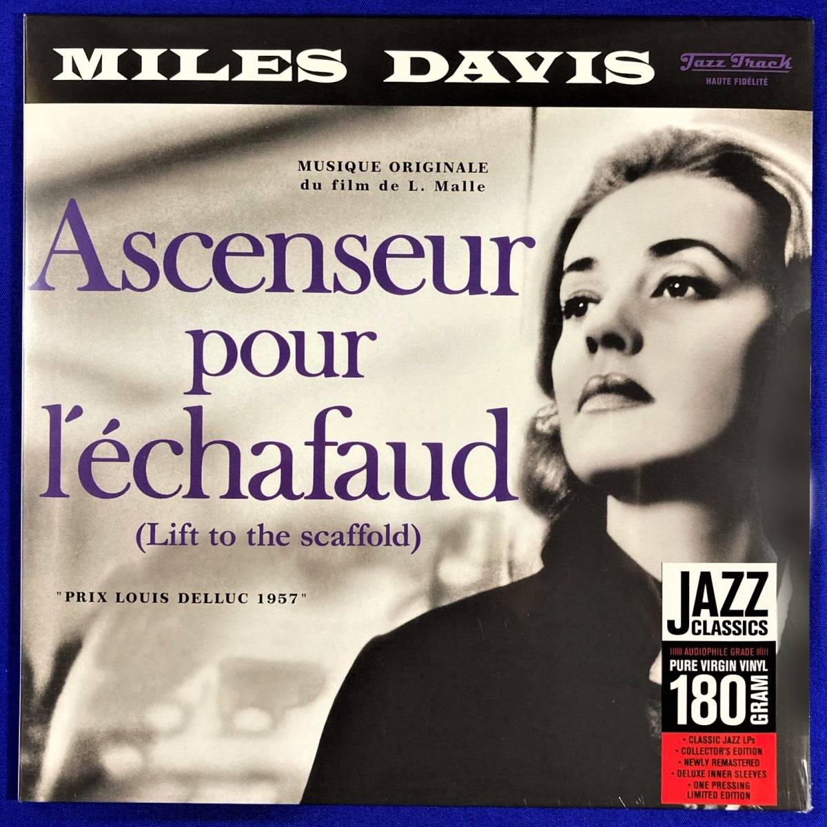 未開封　送料500円(最安値)　マイルス　死刑台のエレベーター　Ascenseur Pour L'echafaud Miles Davis　希少品　EU盤　180g重量盤　限定盤_画像1