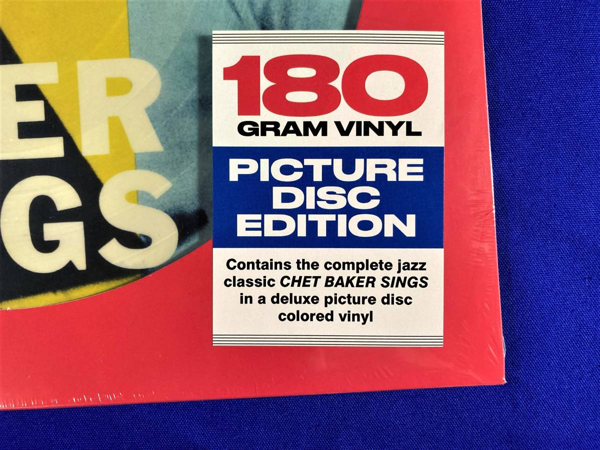未開封 超希少ピクチャー盤 完全数量限定 EU盤 チェット・ベイカー シングス Chet Baker Sings 180g重量盤 1LPの画像3